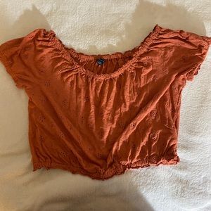 American Eagle, off the shoulder crop top